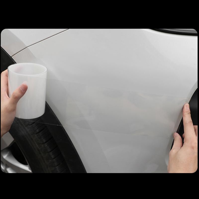 Прозрачная защита кромки двери автомобиля, защита порога от царапин, водонепроницаемая лента для автомобилей, противоударная полоса