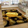 Bitcoin 3D Virtual Currency NFT Area Rug Carpet for Bedroom Living Room Home Sofa Decoration,Children Game Large Decor Floor Mat