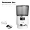 WIFI Automatic Pet Feeder 4L Capacity Smart Timer Control Food Dispenser with Stainless Steel Bowl Dogs Cats Feeding Supplies