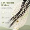 Electric Spray Massage Comb, 3-in-1 Misting Hair Brush with Scalp Massage, Rechargeable Steam Brush with Retractable Bristles, Anti-Static Detanglin