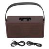 Bluetooth-динамик Портативный ретро беспроводной Bluetooth-динамик для дома, путешествий, отдыха на природе, коричневый