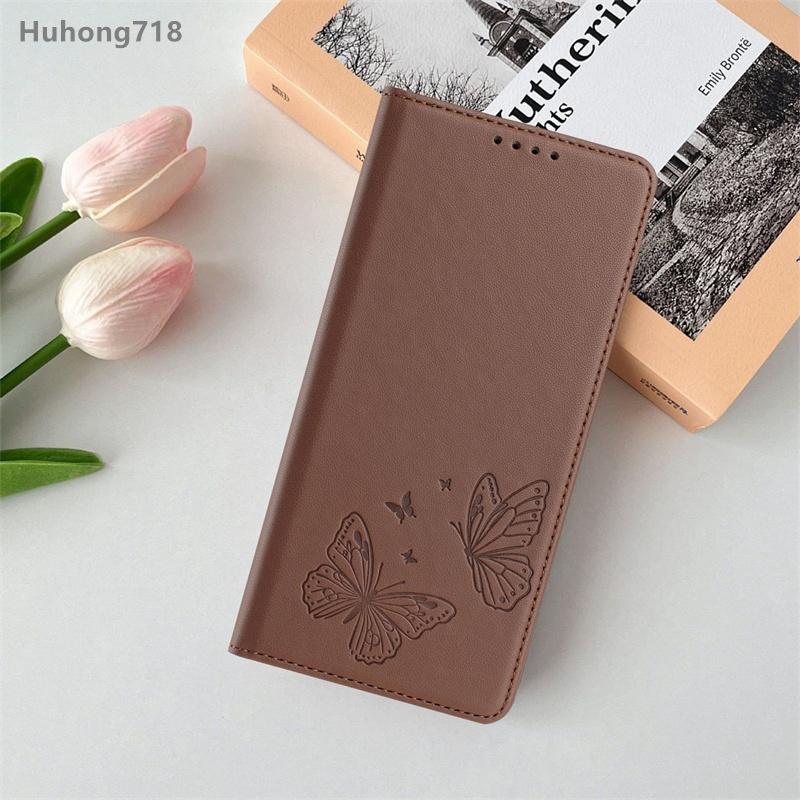 For TCL K23 K24 T506D T509K T510SPP T5094 T602DL T701DL Magnetic Flip Leather Case Coverage Shockproof Cover Wireless Charging Card Slot Holder