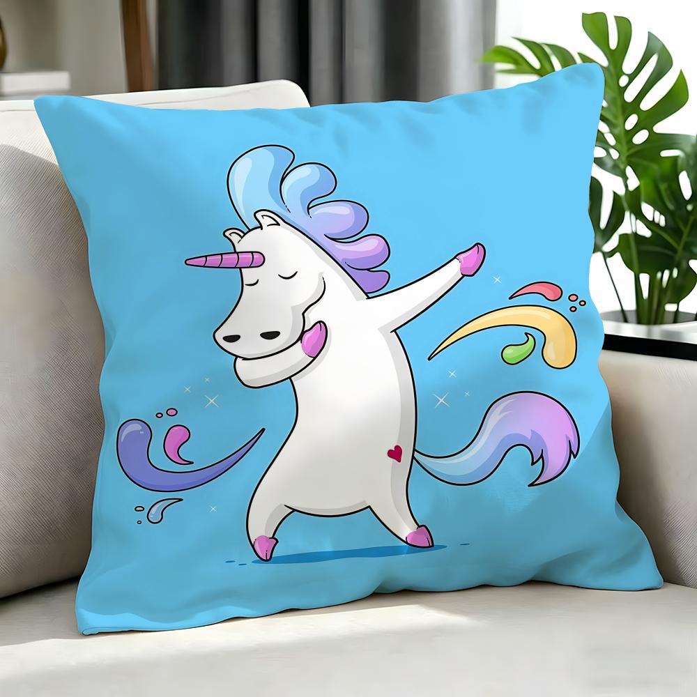 Cute MMagical Unicorn Cushion Cover Cushion Cover Set Pcs x x x Pillowcase Decorative Sofa Home Decor