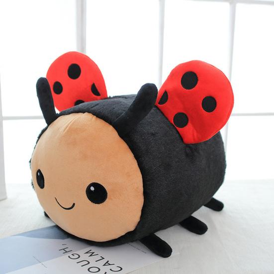 Creative Sleep Pillow Photo Props Ladybugs Plush Doll Cartoon Bee Animal Toy Birthday Gift