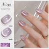 Purple Cat Eye Gel Polish Set - 2025 Trendy Whitening Colors for Nail Salons