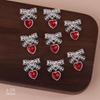 Роскошное Кружевное Бантик и Сердечко Подвеска Декор для Маникюра