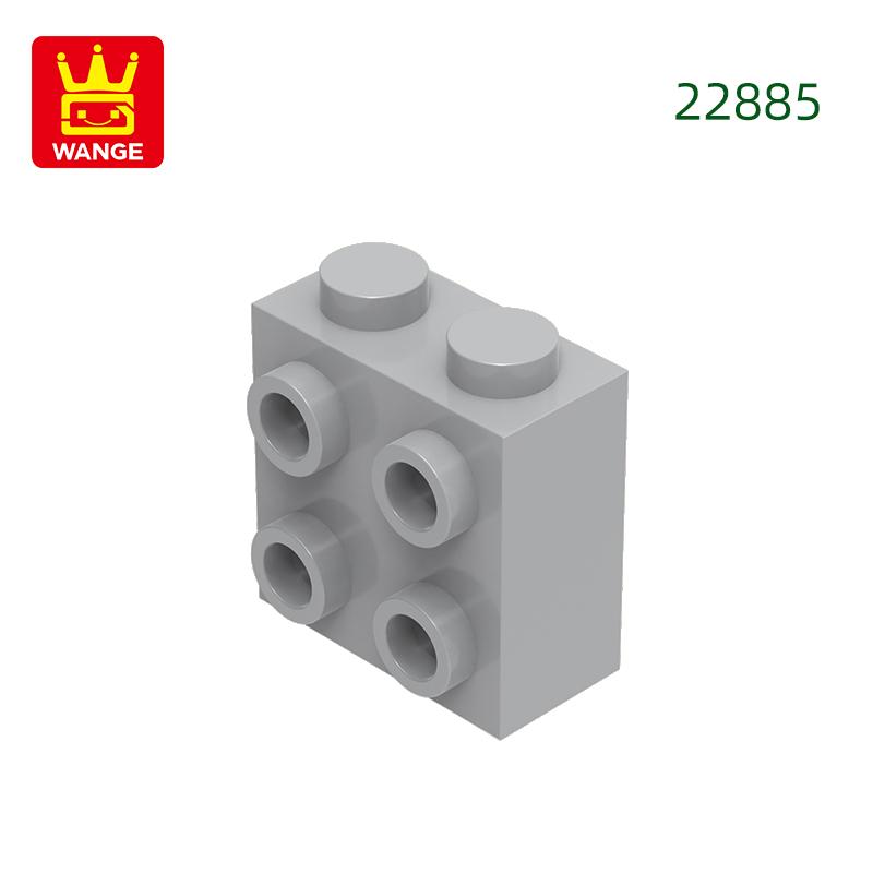 Нетоксичный 77 шт./лот 1x2x1 2/3 С шипами с 1 стороны Блок Moc Цветные Аксессуары Совместимые с 22885 Кирпич DIY Детская Игрушка Сборка