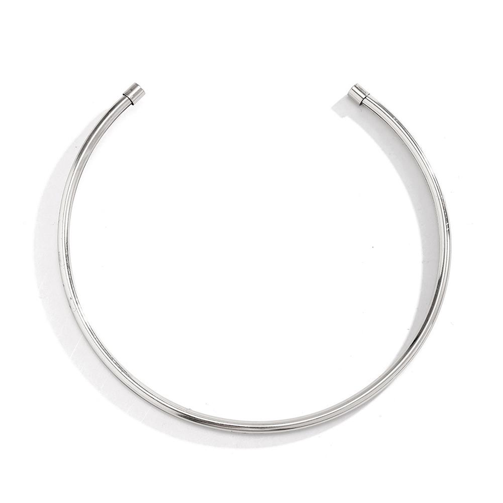 Металлическая цепочка Ожерелье-торк Чокер Женская мода Элегантный Фестиваль Вечеринка Шарм Цепочка на ключицу Памятное украшение Подарок