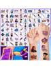 yyy40pcs KPOP Witch Hunt Anime Cartoon Temporary Tattoo Stickers Set Creative Kids Gift Merchandise Collection for Fans