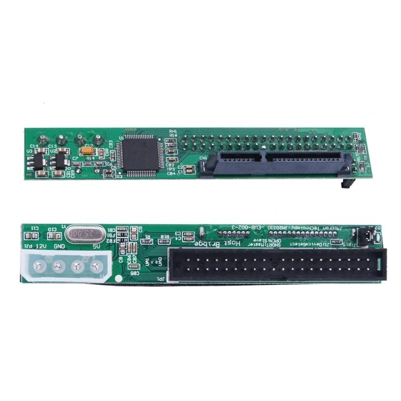 Карта IDE 40PIN на SATA Карта преобразования последовательного интерфейса SATA в параллельный для жестких дисков и записывающих устройств Адаптеры для ПК