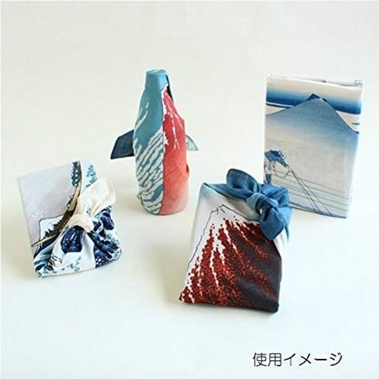 Musubi Furoshiki Approximately 48cm Sumidagawa Red Fuji Made Japan