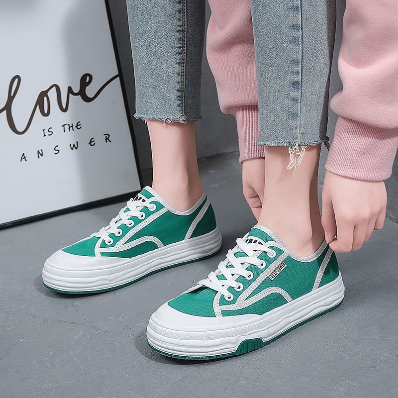 Campus New Summer Canvas Shoes Casual, Light and Comfortable Thick-soled Versatile Breathable Trend Women's Shoes Board Shoes