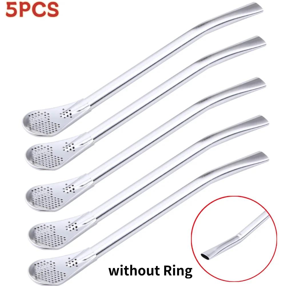 Stainless Steel Drinking Straw Filter Handmade Yerba Mate Tea Bombilla Tool