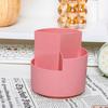 Pen Holder Rotating Pen Organizer Multiple Compartments Stationery Storage Box for Office Home School