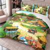 Asterix & Obelix 3Pcs Bedding Set Duvet Cover With Two Pillowcases For Bedroom Home Decoration