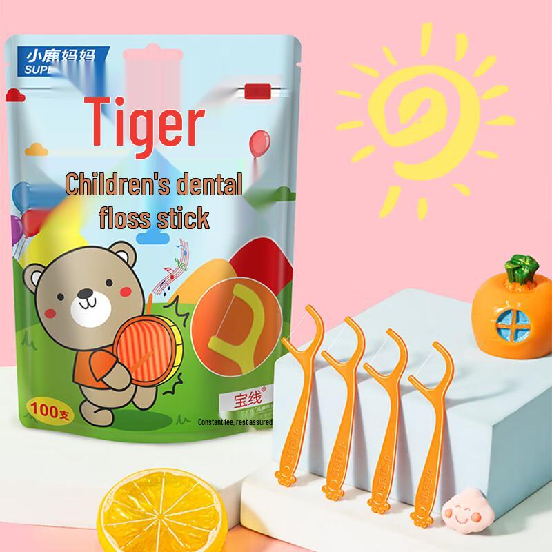 Little Deer Mom Children's Dental Floss Picks