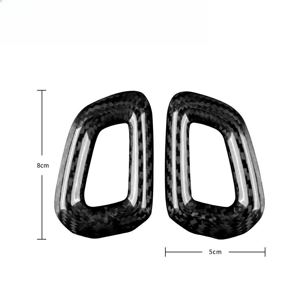 Carbon Fiber Car Center Console Gear Shift Knob Cover Sticker For Volvo XC90 XC60 S60 S90 C40 V90 XC40 Auto Interior Accessories