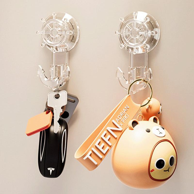 Прочный прочный настенный клей на присоске, надежный крючок на присоске, многоразовый настенный крючок для ванной комнаты, вешалка для полотенец