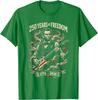 250 Years of Freedom 1776 2026 Lincoln Playing Guitar Retro Unisex T-Shirt 3
