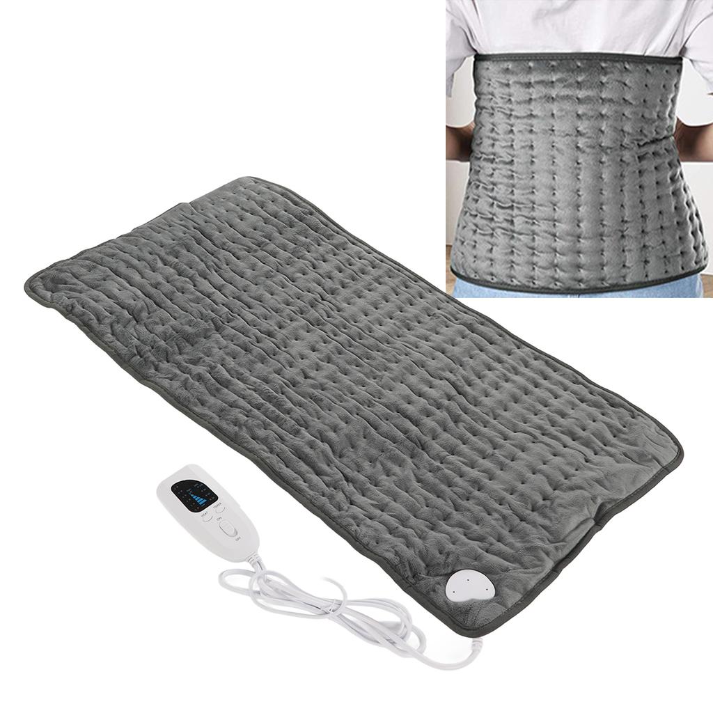 Электрическая грелка, снимающая боль в спине, влажный компресс, сохраняющий тепло, темно-серая, моющаяся грелка 76