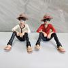 One Piece Handmade Luffy Stylist Положение сидя Модель автомобиля Украшения Центральная консоль Анимация Периферия