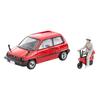 TOMYTEC LV-N272a Honda City R (Red) with Motocompo System, 1981 Model