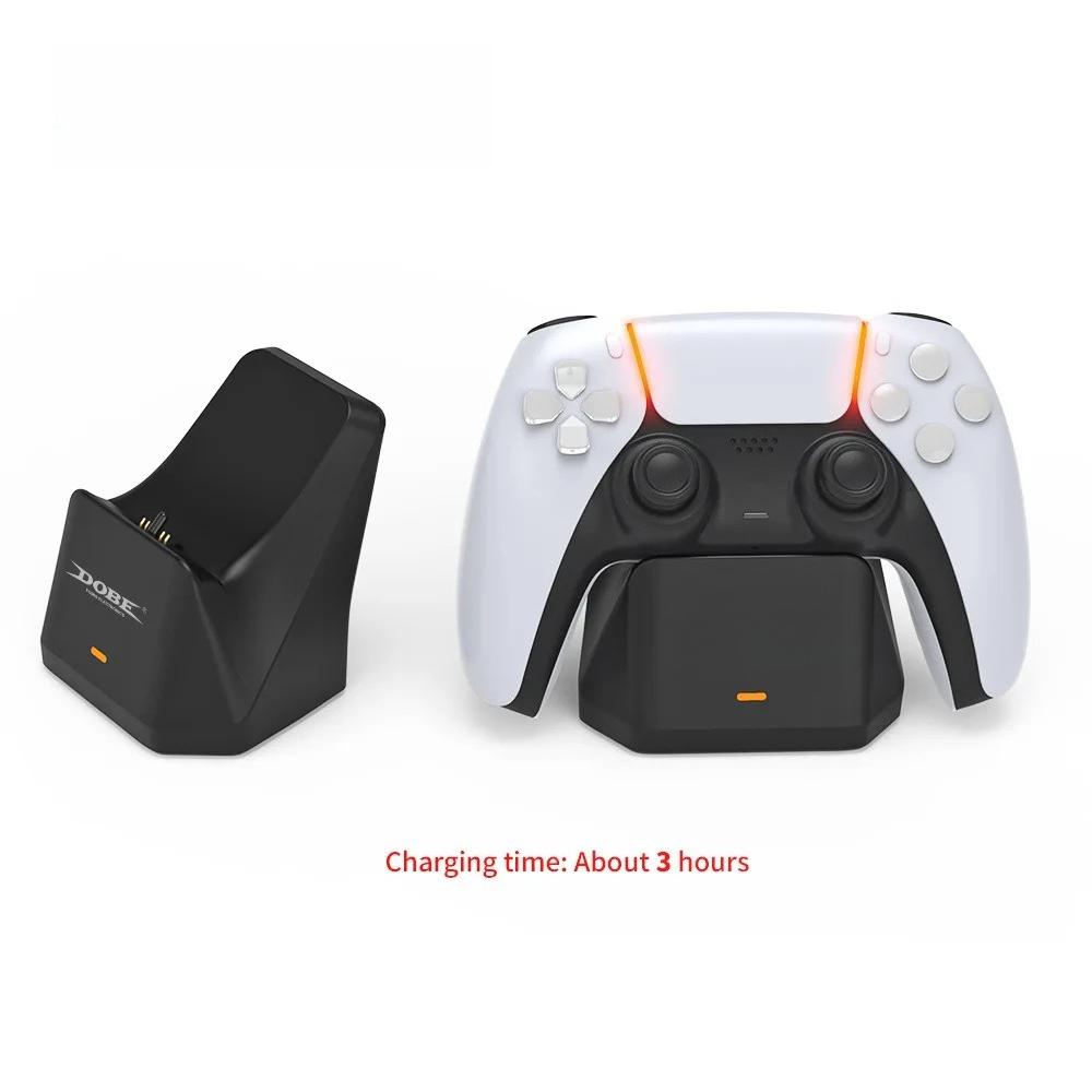 Для игрового контроллера PS5 Одноместная зарядная станция P5 Беспроводное Bluetooth-зарядное устройство для ручки PS5 Быстрая зарядка