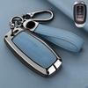 Чехол-накладка из цинкового сплава и кожи для пульта дистанционного управления автомобилем для Hyundai Palisade Elantra GT