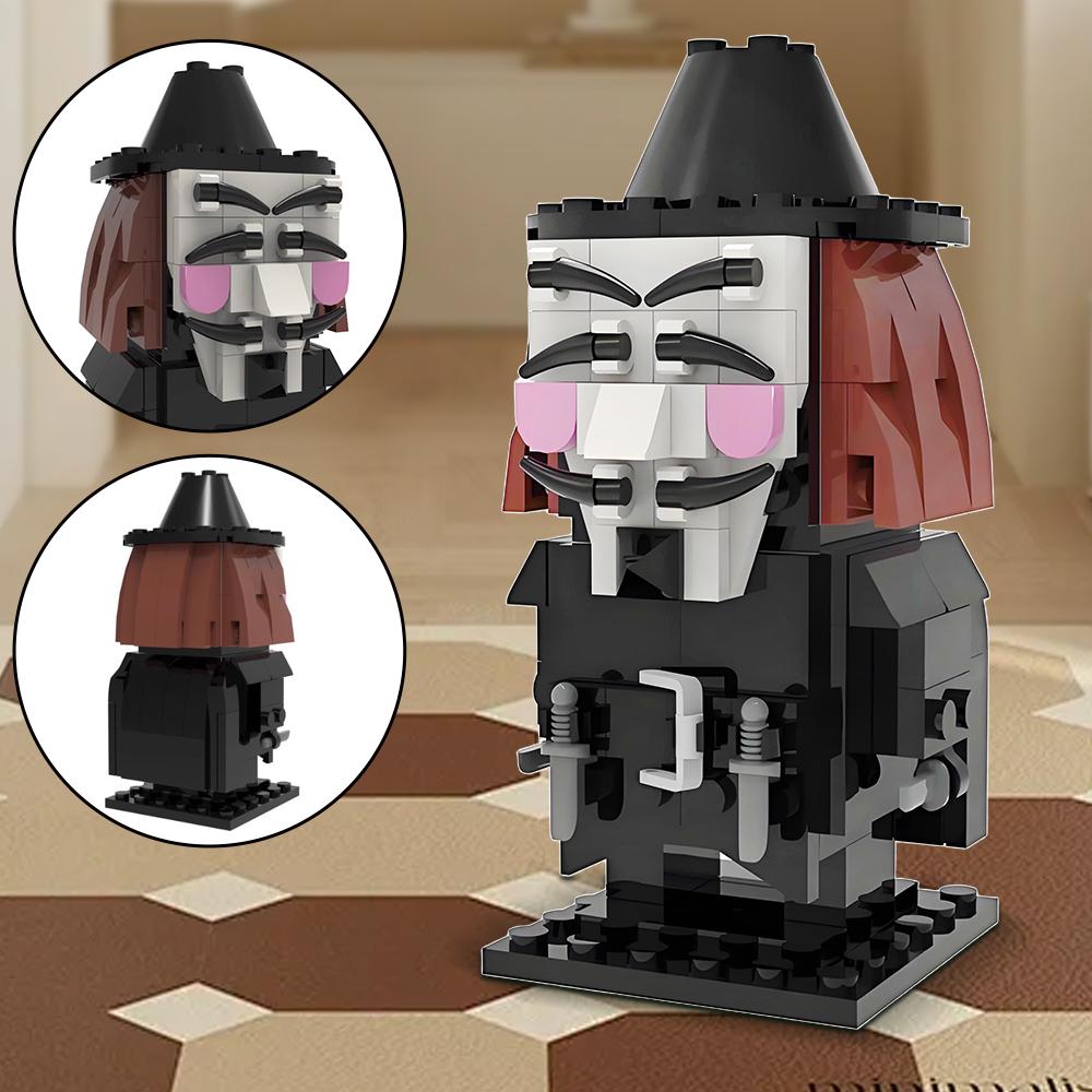 Конструктор MOC Хэллоуинская фигурка для взрослых, Пинхед, Фредди, Билли, Хоррор Подарок для фаната, Декор для дома, для Детские игрушки