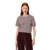 Lacoste Womens/Ladies Striped Cotton Loose Fit T-Shirt