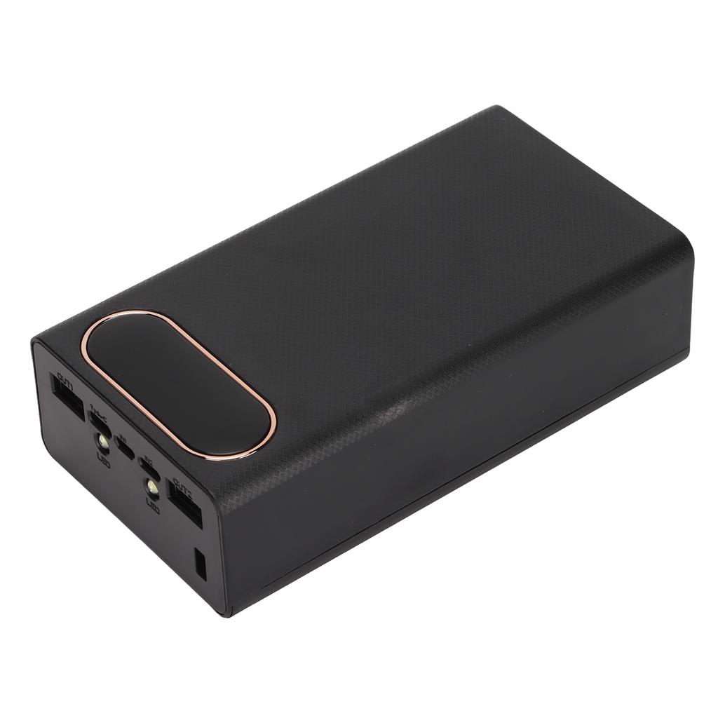 10W DIY 18650 Portable Power Bank Case L12 Mobile Battery Charger 12 Batteries Capacity with 2 LED