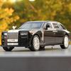 1:24 Scale Rolls Royce Phantom Toy Model Car Alloy Diecast Light Sound Doors Opened Shock Absorption Vehicles Collection Gifts