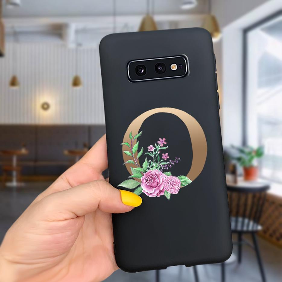 Милый Чехол С Буквами Для Samsung Galaxy S10 Plus Чехол S10 S10e Мягкий Силиконовый Задний Чехол Для Телефона Для Samsung S10 S10e S10+ Чехол Coque