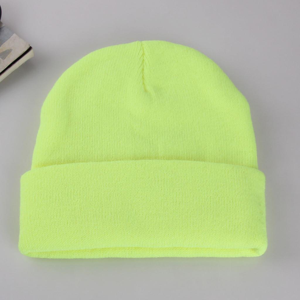 Knit Hat For Adults Winter Warmth Windproof Acrylic Cap For Casual Use