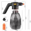 2л перезаряжаемый ручной спринклер электрический распылитель лейка распыление лейки воды