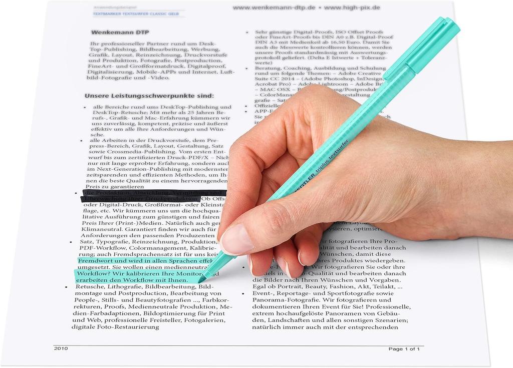Staedtler Маркер-хайлайтер Triplus, 10 цветов, 362 CSB10
