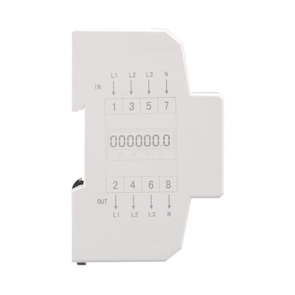 Счетчик электроэнергии трехфазный ЖК-цифровой дисплей монтаж на DIN-рейку 4-проводной счетчик электроэнергии ваттметр переменного тока 3*230/400В 50Гц