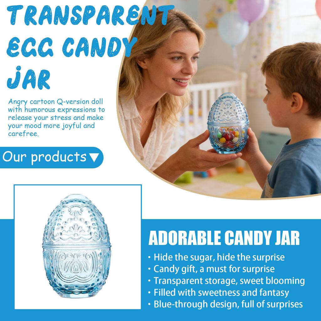 Стеклянная Банка для Конфет с Рельефом, Домашний Декор и Хранение Конфет