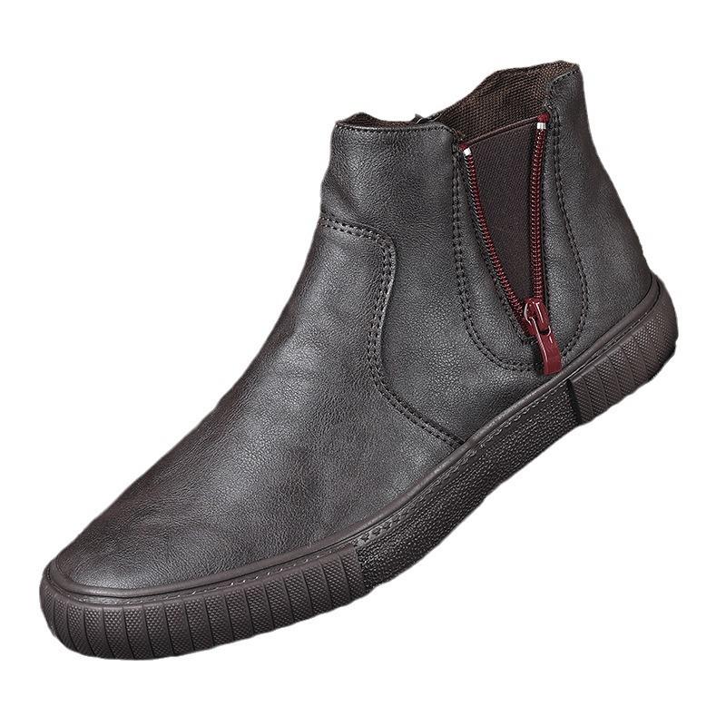 Men's Spring New High-top Trendy Shoes Canvas Shoes Men's Casual Shoes Korean Style Versatile Men's Trendy