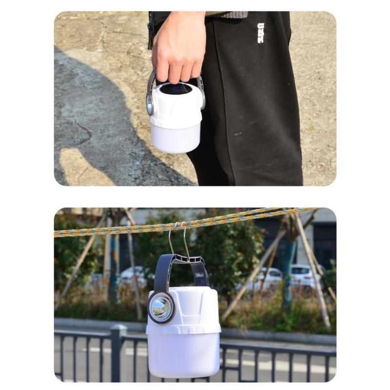 Solar Camping Light Is Portable, Waterproof, and Rechargeable, Suitable for Outdoor Camping, Home Hiking, and Nighttime Use
