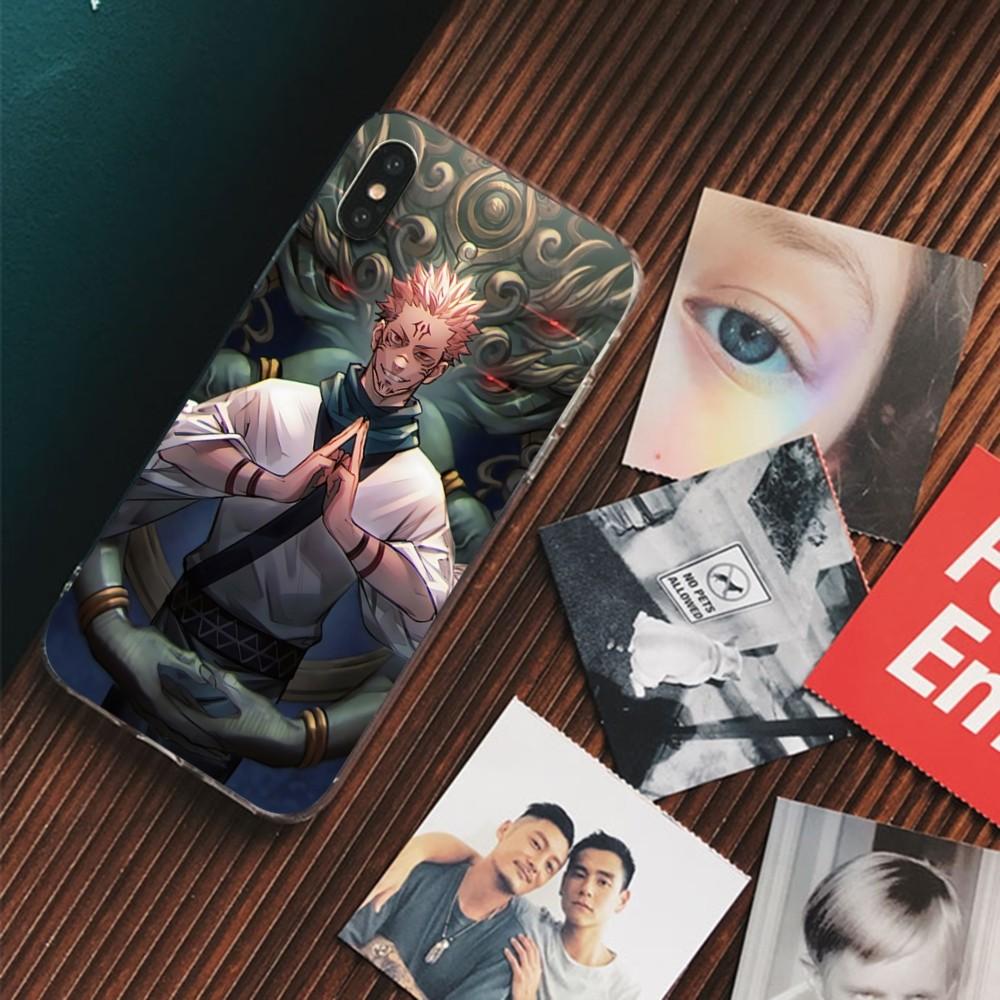 Jujutsu Kaisen Ryomen Sukuna Phone Case For IPhone 18 16 15 14 13 12 Mini 11 Pro XS Max X XR SE 6 7 8 Plus Soft Silicone Cover