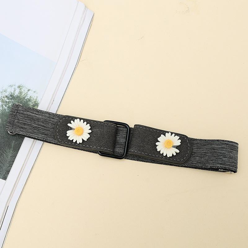 Невидимый ремень Бесследный Ленивый ремень Летний Эластичный Эластичный Джинсовый ремень Женское Украшение Инс Стиль Мужской Тренд