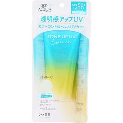 Skin Aqua Tone Up UV Essence M Green 80 г Солнцезащитный уход. (Чтобы предотвратить неравномерное нанесение, наносите послойно.