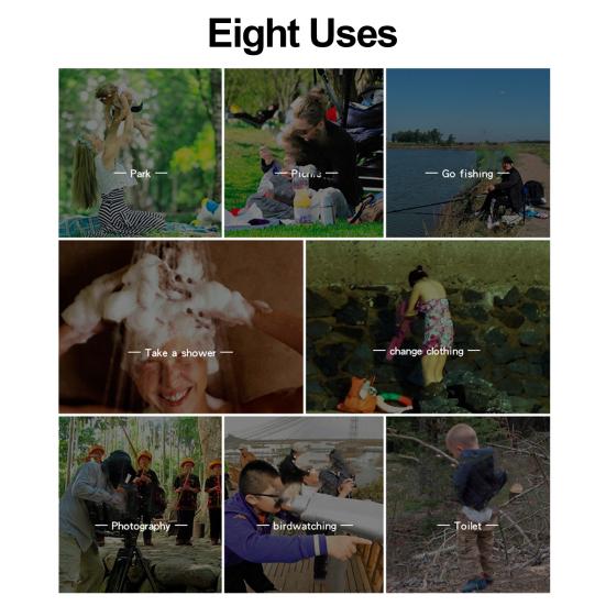 Палатка для душа на открытом воздухе, легкая установка, пляж, кемпинг, пеший туризм, переносная раздевалка, мобильный туалет, мгновенная конфиденциальность, укрытие от солнца