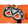 MégaCréa DIY - Masques enfant à gratter halloween noir 16 à 20 cm 4 pièces