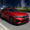 For BMW 3 Series M Sport G20 G21 G28 2019 2020 2021 2022 Front Bumper Spoiler Splitter Lip 3-section Front Shovel Modification