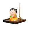 Traditional Cartoon Girl Incense Burner Creative Cute Sticks Incense Tray  Housewarming Gift