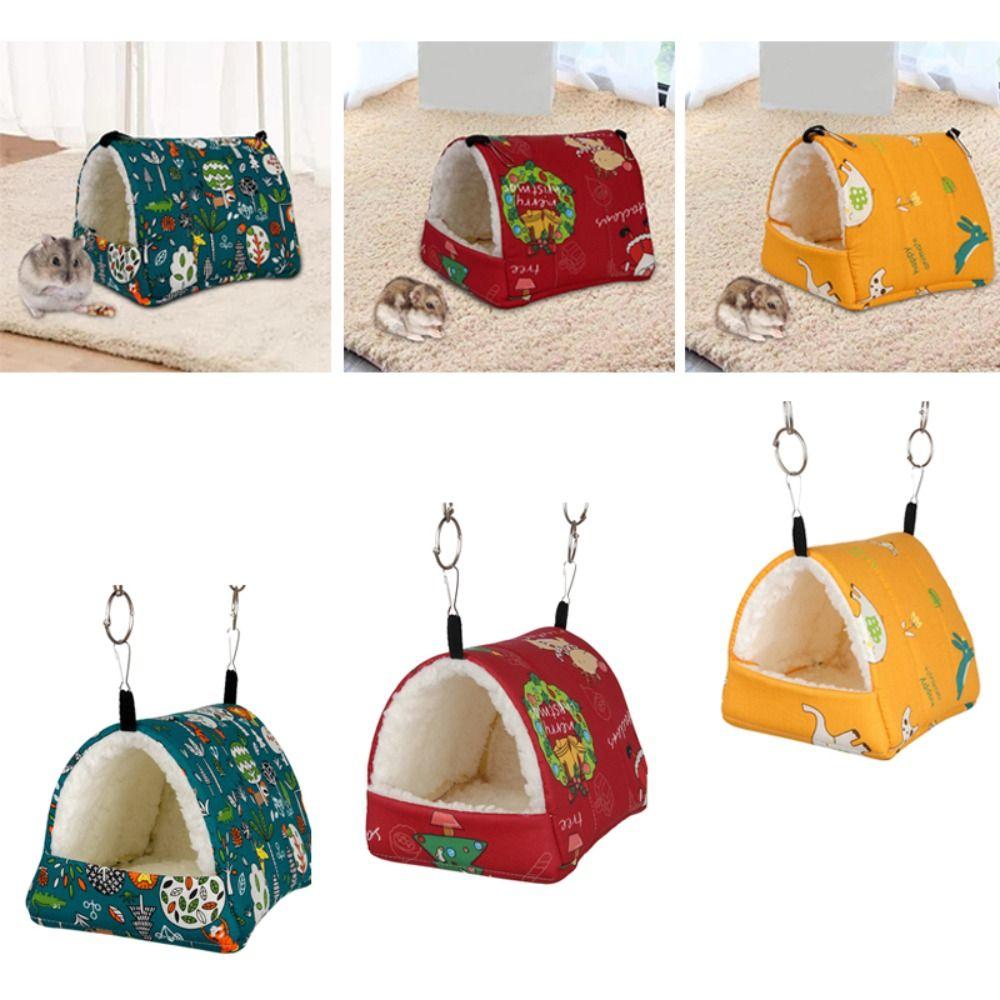 Nest For Parrot Ferret Squirrel Guinea Pig Nest Hamster Sleeping Bed Warm Mat Hamster Hammock Bed