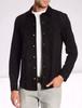 Handmade Casual Party Formal Stylish Mens Black Pure Soft Suede Leather Shirt