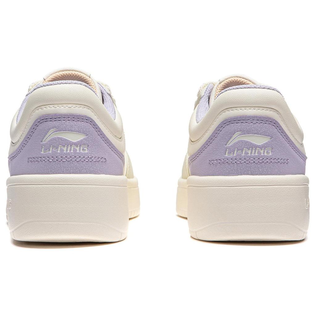 Кроссовки Li Ning Xingchu 2.0 V2 повседневные универсальные с толстой подошвой, увеличивающие рост, нескользящие, износостойкие, с низким верхом, для скейтбординга, женские, белые, зеленые, AGCU108-3